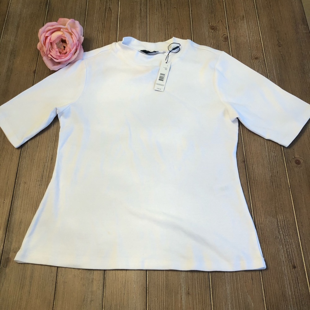 NWT Tahari Cut & Sewn Ivory Top